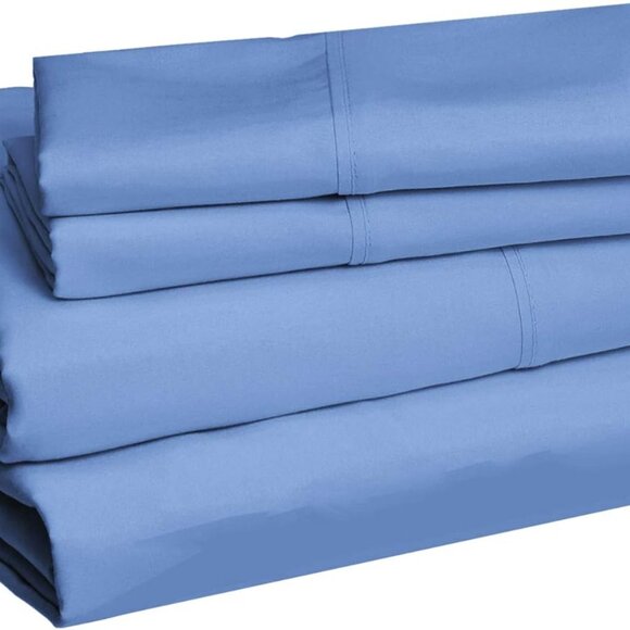 Lightweight Super Soft Easy Care Microfiber 4-Piece Bed Sheet Set/ALL Sizes - Picture 8 of 16